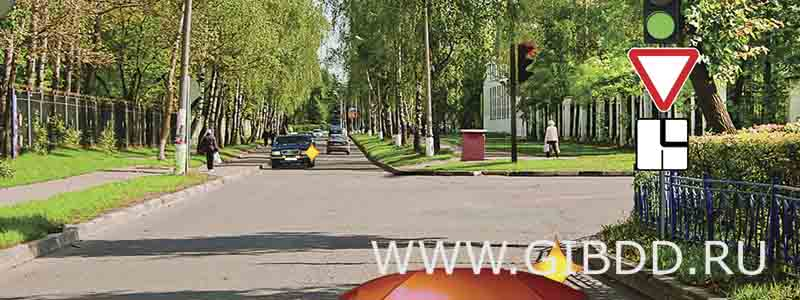 Дорожная ситуация к билету 18, вопросу 13