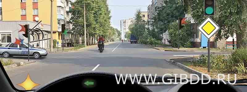 Дорожная ситуация к билету 21, вопросу 13