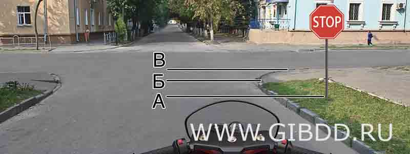 Дорожная ситуация к билету 3, вопросу 2