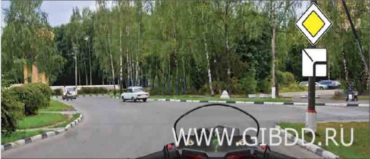Дорожная ситуация к билету 4, вопросу 7